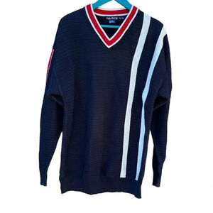 Nautica Vintage men's size XL v-neck sweater